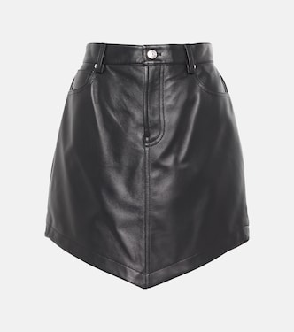 Leather miniskirt | Alexandre Vauthier
