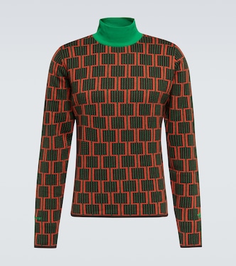 x Wales Bonner jersey de cuello alto en jacquard | Adidas