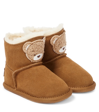 Stivali Teddy Bear in suede | Monnalisa