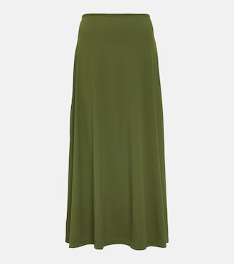 Falda midi de jersey | Johanna Ortiz