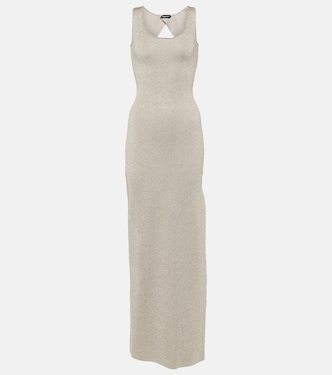 Metallic knit maxi dress | Tom Ford