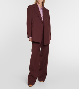 Blazer Azul in lana vergine | The Row