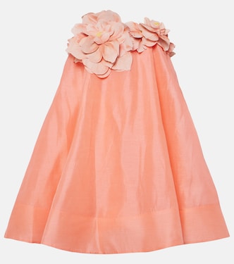 Miniabito Natura in organza di lino e seta | Zimmermann