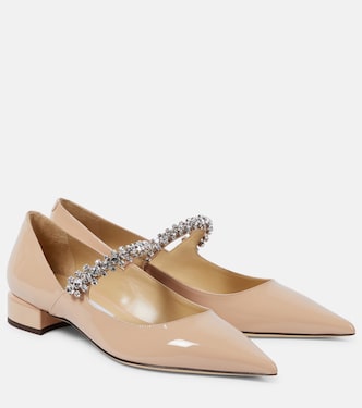 Pumps Bing 25 in vernice con cristalli | Jimmy Choo