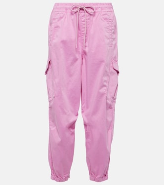 Pantaloni cargo in cotone a vita alta | AG Jeans