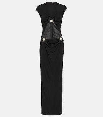 Abito lungo in jersey con cut-out | Christopher Esber