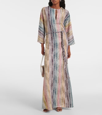 Maxikleid aus Häkelstrick | Missoni