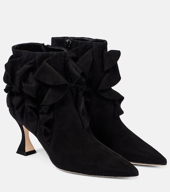 Bottines Pompa en daim | Manolo Blahnik