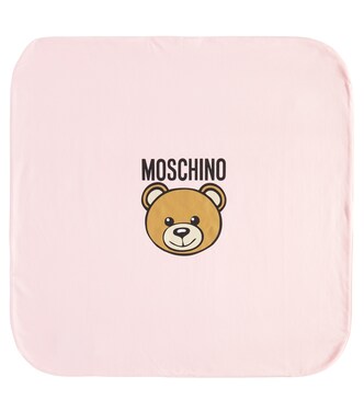 Baby - Coperta in cotone Teddy Bear | Moschino Kids