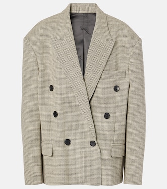 Blazer doppiopetto Klero in lana a quadri | Isabel Marant