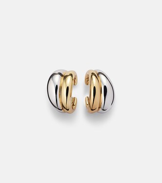 Chavez gold and rhodium-plated ear cuffs | Jennifer Fisher