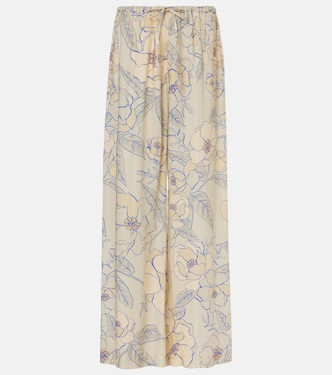 Pantalon ample à fleurs | Dries Van Noten