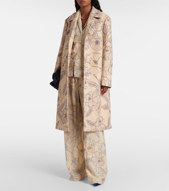 Pantalon ample à fleurs | Dries Van Noten