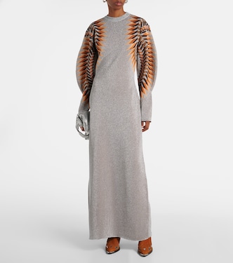 Abito lungo in jacquard | Rabanne