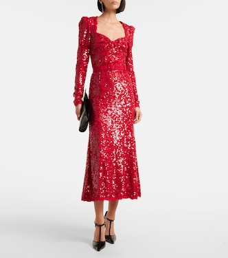 X Nicky Hilton Midikleid Leyla mit Pailletten | Rebecca Vallance