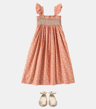 Abito Frances in cotone a punto smock | Bonpoint