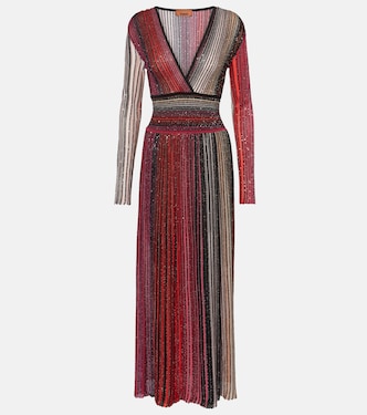 Abito lungo in maglia con lamé | Missoni