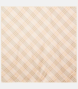 Burberry Check silk scarf | Burberry