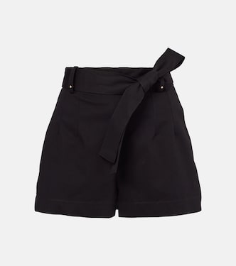 Belted gabardine shorts | Moncler