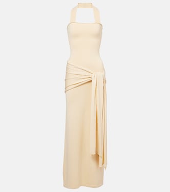 Maxikleid aus Seide und Baumwolle | Aya Muse