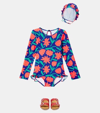 Costume intero e cuffia con stampa | Jellymallow