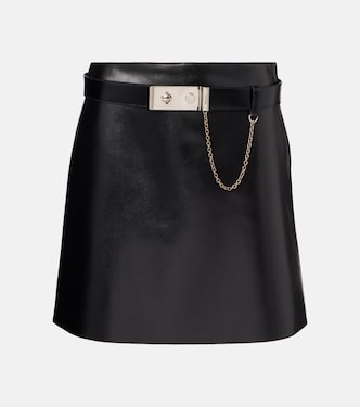 Minirock aus Leder | Prada