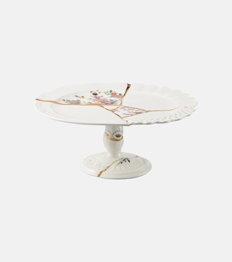 Soporte para tartas Kintsugi de porcelana | Seletti