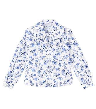 Bedruckte Bluse aus Baumwolle | Monnalisa
