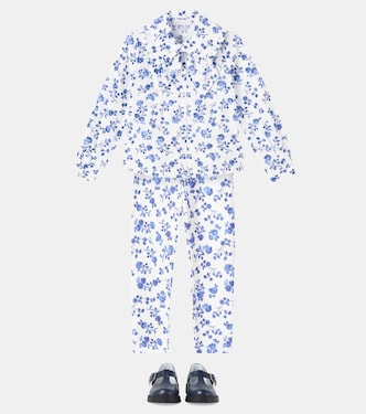 Floral cotton shirt | Monnalisa