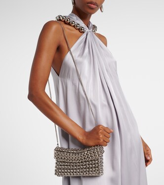 Cosmic Small beaded shoulder bag | Aquazzura