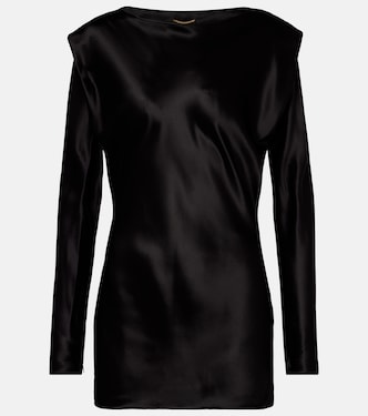 Silk satin top | Saint Laurent