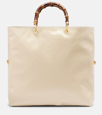 Shopper Gucci Bamboo Medium in pelle | Gucci