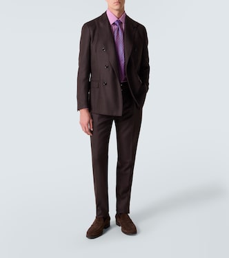 Striped cotton poplin shirt | Charvet