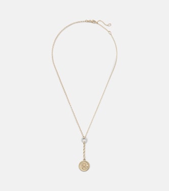 Halskette Karma aus 18kt Gelbgold mit Diamanten | FoundRae