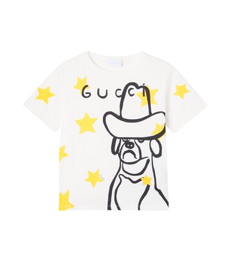 x Euan Roberts printed jersey T-shirt | Gucci Kids