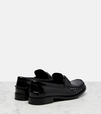 Leather penny loafers | Prada