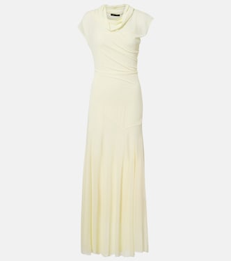 Tamara垂褶绉纱针织加长连衣裙 | Proenza Schouler