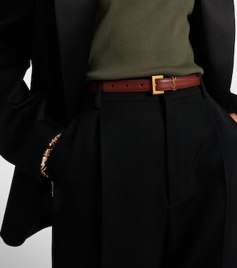 Ceinture Cassandre en cuir | Saint Laurent
