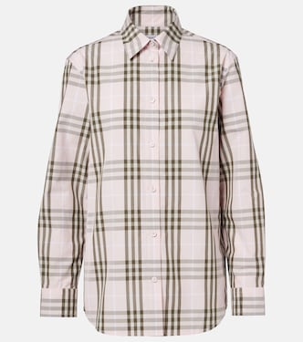 Burberry Check cotton poplin shirt | Burberry