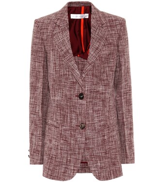 Blazer mit Leinenanteil | Victoria Beckham