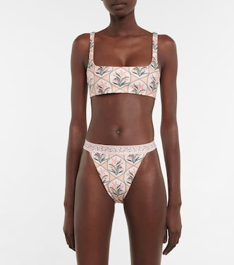 Bedrucktes Bikini-Höschen Lluvia | Agua by Agua Bendita