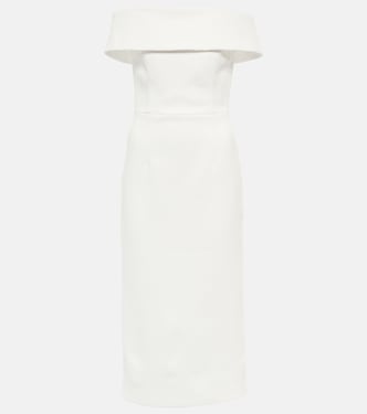 Bridal - Abito midi Amore in crêpe | Rebecca Vallance
