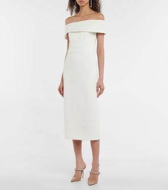 Bridal - Abito midi Amore in crêpe | Rebecca Vallance