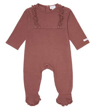 Baby - Tutina Kone in cotone con balze | Donsje