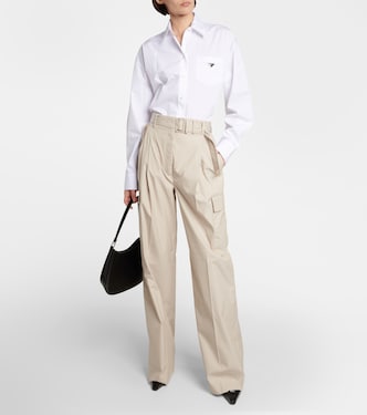 Pantalones cargo en mezcla de algodón | Prada