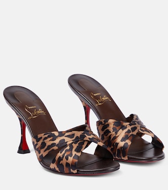 Mules Nicol is Back 85 in raso | Christian Louboutin
