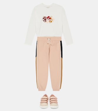Cotton sweatpants | Chloé Kids