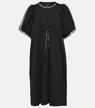 Robe midi en coton à ornements | Simone Rocha