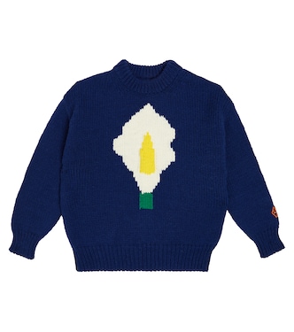Pull Bull en intarsia de laine | The Animals Observatory