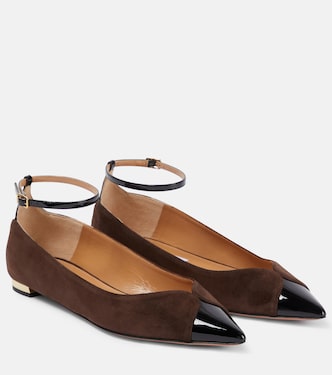 Ballerinas Pinot aus Veloursleder | Aquazzura